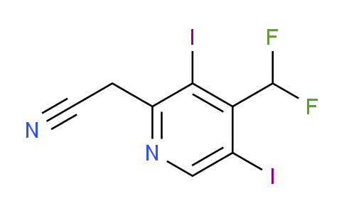 AM208645 | 1805048-39-8 | 4-(Difluoromethyl)-3,5-diiodopyridine-2-acetonitrile