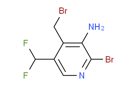 AM208652 | 1806057-46-4 | 3-Amino-2-bromo-4-(bromomethyl)-5-(difluoromethyl)pyridine