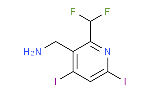 AM208653 | 1805011-26-0 | 3-(Aminomethyl)-2-(difluoromethyl)-4,6-diiodopyridine