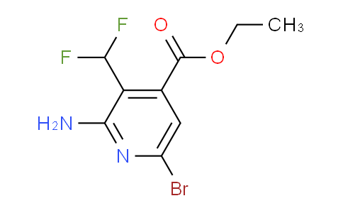 Ethyl 2-amino-6-bromo-3-(difluoromethyl)pyridine-4-carboxylate