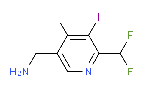 AM208655 | 1806825-27-3 | 5-(Aminomethyl)-2-(difluoromethyl)-3,4-diiodopyridine