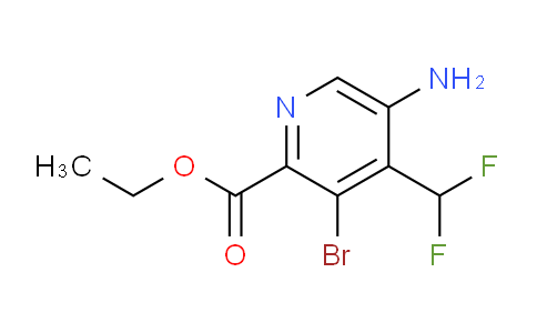 Ethyl 5-amino-3-bromo-4-(difluoromethyl)pyridine-2-carboxylate