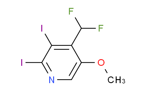 4-(Difluoromethyl)-2,3-diiodo-5-methoxypyridine
