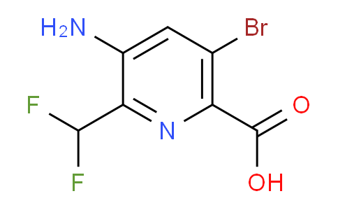 AM208666 | 1806813-60-4 | 3-Amino-5-bromo-2-(difluoromethyl)pyridine-6-carboxylic acid