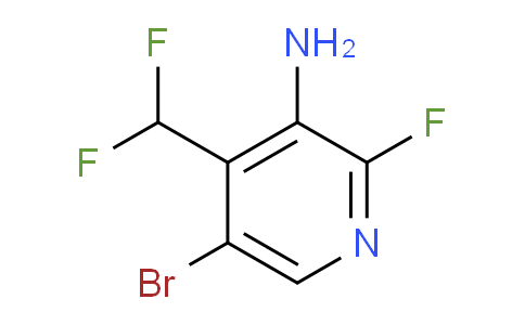 AM208670 | 1805332-27-7 | 3-Amino-5-bromo-4-(difluoromethyl)-2-fluoropyridine
