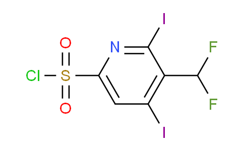 AM208677 | 1803706-87-7 | 3-(Difluoromethyl)-2,4-diiodopyridine-6-sulfonyl chloride