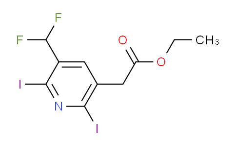 AM208686 | 1806820-73-4 | Ethyl 3-(difluoromethyl)-2,6-diiodopyridine-5-acetate