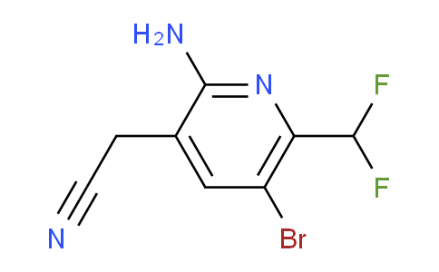 AM208688 | 1806836-17-8 | 2-Amino-5-bromo-6-(difluoromethyl)pyridine-3-acetonitrile