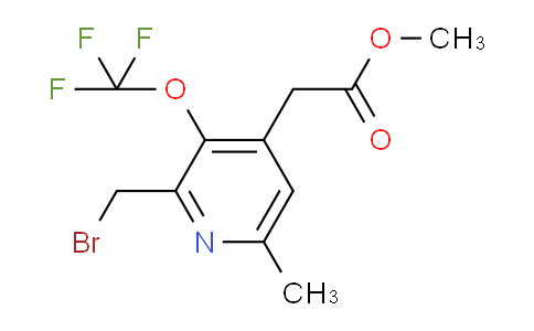 AM20869 | 1361770-55-9 | Methyl 2-(bromomethyl)-6-methyl-3-(trifluoromethoxy)pyridine-4-acetate