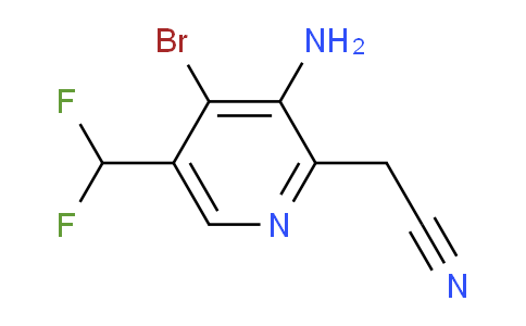 AM208694 | 1806887-64-8 | 3-Amino-4-bromo-5-(difluoromethyl)pyridine-2-acetonitrile