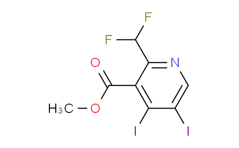 AM208700 | 1806825-89-7 | Methyl 2-(difluoromethyl)-4,5-diiodopyridine-3-carboxylate