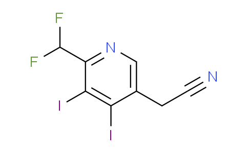 AM208710 | 1805005-64-4 | 2-(Difluoromethyl)-3,4-diiodopyridine-5-acetonitrile