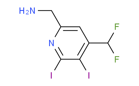 AM208725 | 1803704-50-8 | 6-(Aminomethyl)-4-(difluoromethyl)-2,3-diiodopyridine