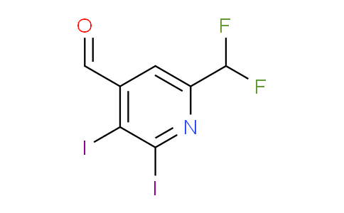 AM208726 | 1804719-29-6 | 6-(Difluoromethyl)-2,3-diiodopyridine-4-carboxaldehyde