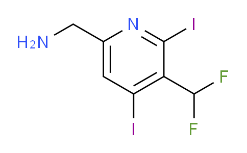 AM208727 | 1804717-99-4 | 6-(Aminomethyl)-3-(difluoromethyl)-2,4-diiodopyridine