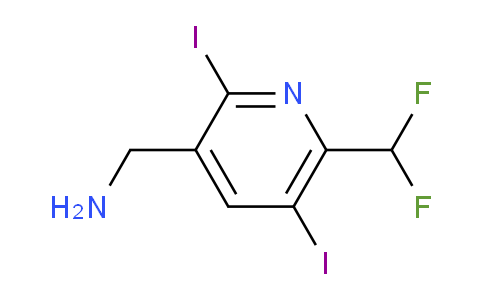 AM208729 | 1806897-46-0 | 3-(Aminomethyl)-6-(difluoromethyl)-2,5-diiodopyridine
