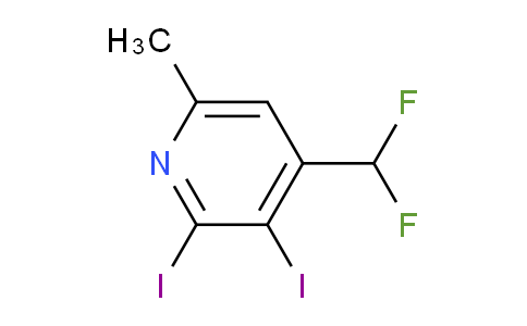AM208737 | 1806791-69-4 | 4-(Difluoromethyl)-2,3-diiodo-6-methylpyridine