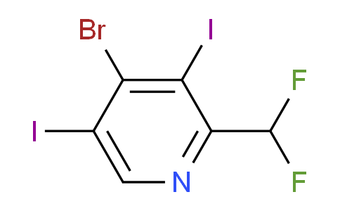 AM208738 | 1806826-13-0 | 4-Bromo-2-(difluoromethyl)-3,5-diiodopyridine