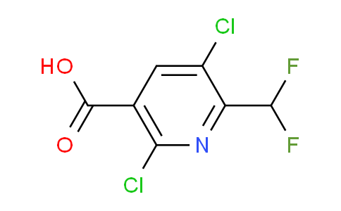 AM208742 | 1805993-86-5 | 3,6-Dichloro-2-(difluoromethyl)pyridine-5-carboxylic acid