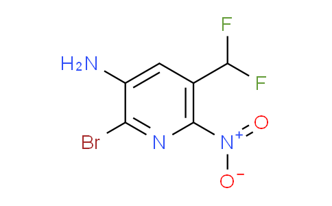 AM208743 | 1804448-59-6 | 3-Amino-2-bromo-5-(difluoromethyl)-6-nitropyridine