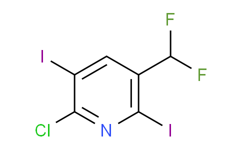 AM208752 | 1805155-68-3 | 2-Chloro-5-(difluoromethyl)-3,6-diiodopyridine