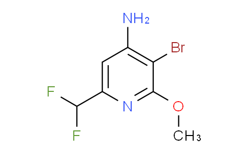 AM208756 | 1805288-28-1 | 4-Amino-3-bromo-6-(difluoromethyl)-2-methoxypyridine