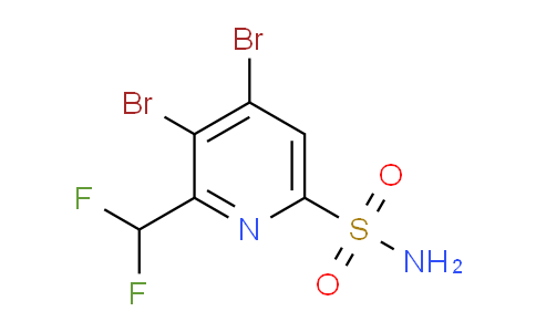 AM208760 | 1805325-65-8 | 3,4-Dibromo-2-(difluoromethyl)pyridine-6-sulfonamide