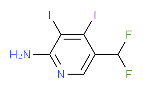 AM208761 | 1806789-30-9 | 2-Amino-5-(difluoromethyl)-3,4-diiodopyridine