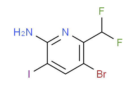 AM208763 | 1804455-26-2 | 2-Amino-5-bromo-6-(difluoromethyl)-3-iodopyridine