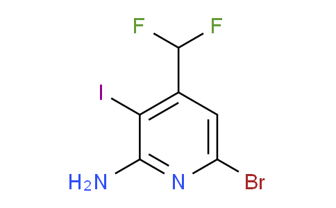 AM208764 | 1805287-43-7 | 2-Amino-6-bromo-4-(difluoromethyl)-3-iodopyridine