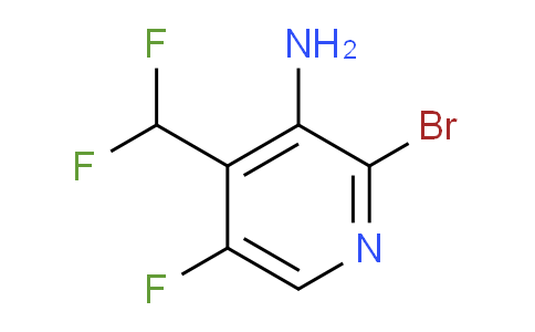 AM208768 | 1805167-34-3 | 3-Amino-2-bromo-4-(difluoromethyl)-5-fluoropyridine