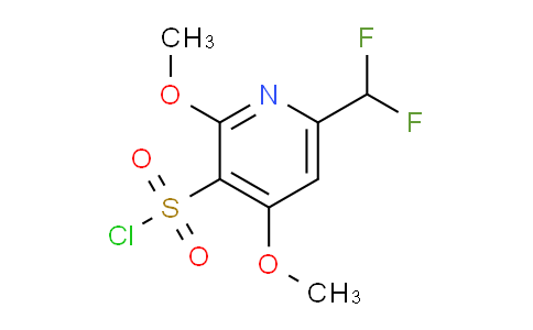 6-(Difluoromethyl)-2,4-dimethoxypyridine-3-sulfonyl chloride
