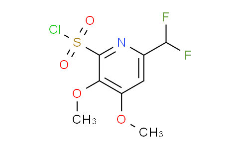 6-(Difluoromethyl)-3,4-dimethoxypyridine-2-sulfonyl chloride