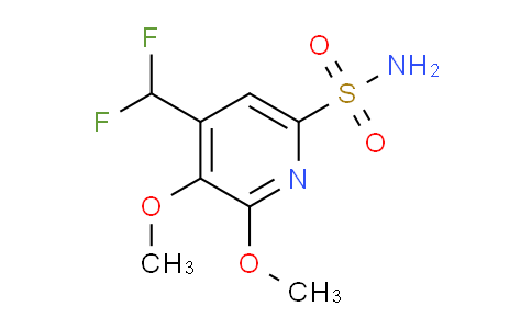 4-(Difluoromethyl)-2,3-dimethoxypyridine-6-sulfonamide