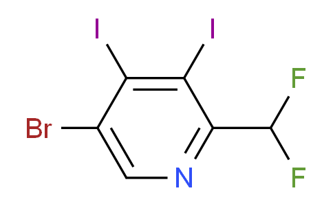 AM208806 | 1803668-86-1 | 5-Bromo-2-(difluoromethyl)-3,4-diiodopyridine