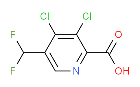 AM208810 | 1805994-04-0 | 3,4-Dichloro-5-(difluoromethyl)pyridine-2-carboxylic acid