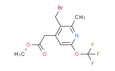 AM20882 | 1361788-61-5 | Methyl 3-(bromomethyl)-2-methyl-6-(trifluoromethoxy)pyridine-4-acetate