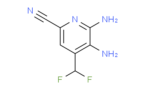6-Cyano-2,3-diamino-4-(difluoromethyl)pyridine