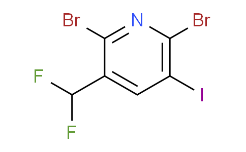 2,6-Dibromo-3-(difluoromethyl)-5-iodopyridine