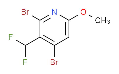 2,4-Dibromo-3-(difluoromethyl)-6-methoxypyridine