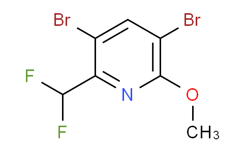 3,5-Dibromo-2-(difluoromethyl)-6-methoxypyridine