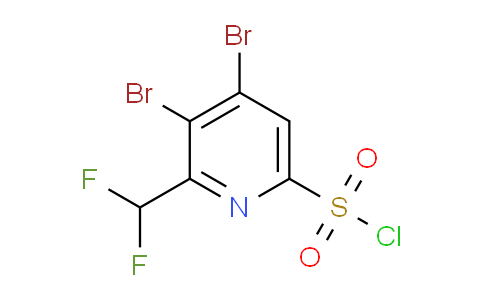 AM208844 | 1806828-63-6 | 3,4-Dibromo-2-(difluoromethyl)pyridine-6-sulfonyl chloride