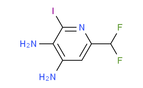AM208847 | 1804709-94-1 | 3,4-Diamino-6-(difluoromethyl)-2-iodopyridine