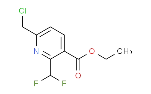 AM208881 | 1804691-62-0 | Ethyl 6-(chloromethyl)-2-(difluoromethyl)pyridine-3-carboxylate