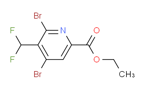 AM208886 | 1805320-81-3 | Ethyl 2,4-dibromo-3-(difluoromethyl)pyridine-6-carboxylate