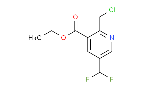 Ethyl 2-(chloromethyl)-5-(difluoromethyl)pyridine-3-carboxylate