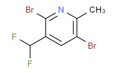 2,5-Dibromo-3-(difluoromethyl)-6-methylpyridine