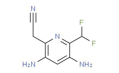 3,5-Diamino-2-(difluoromethyl)pyridine-6-acetonitrile