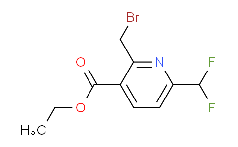 AM208929 | 1805142-28-2 | Ethyl 2-(bromomethyl)-6-(difluoromethyl)pyridine-3-carboxylate