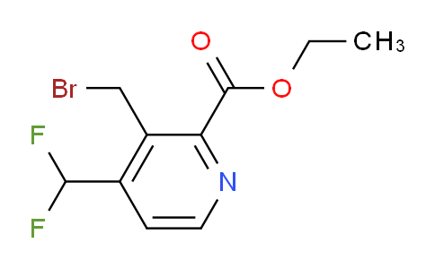 Ethyl 3-(bromomethyl)-4-(difluoromethyl)pyridine-2-carboxylate